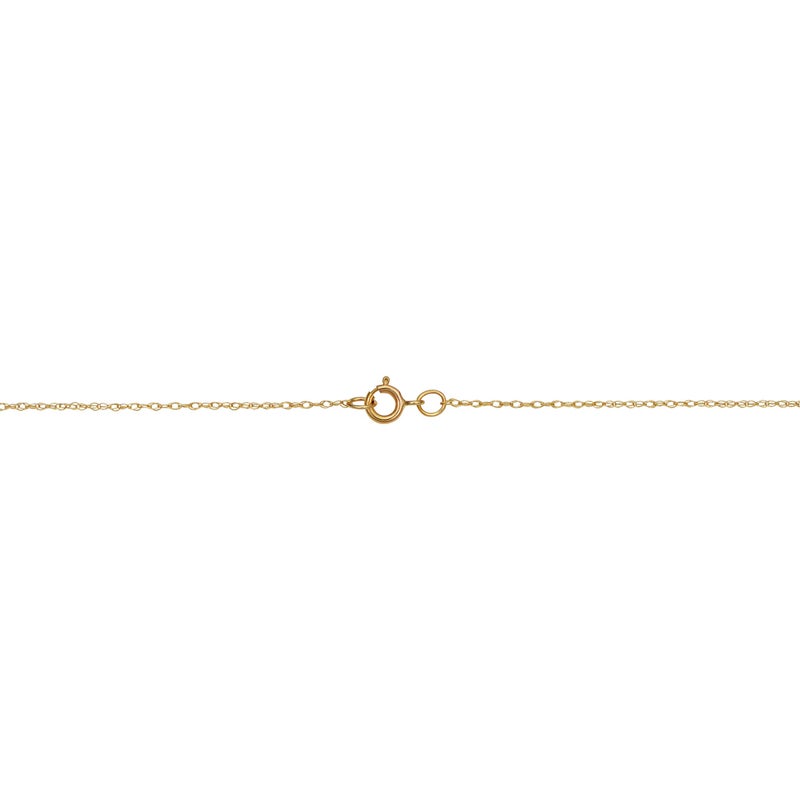 Kooljewelry Womens Classic Rope Chain - 10k Yellow Gold Barely-There Necklace, Thin Lightweight - Image 4
